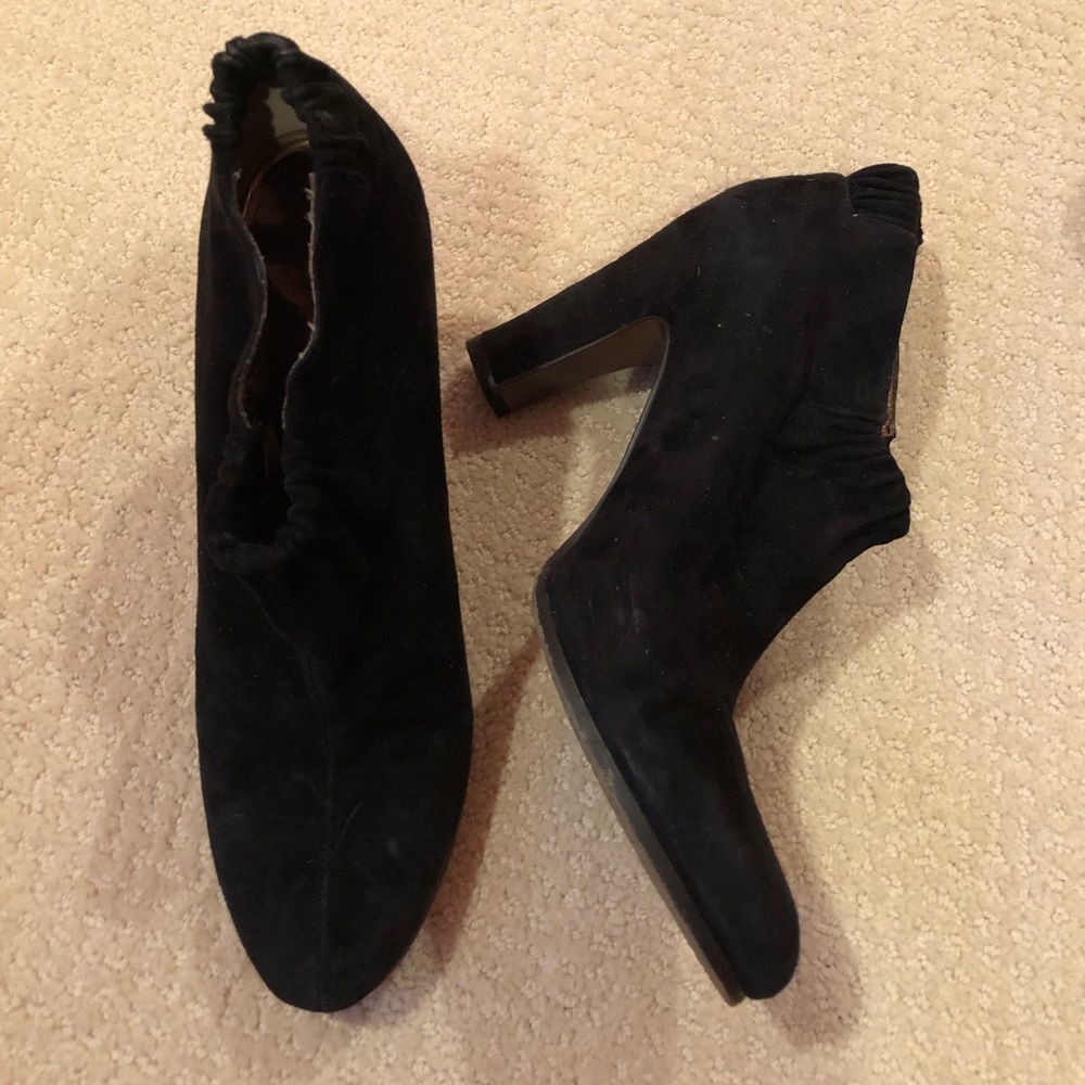 Sam Edelman Black Suede Ankle Booties